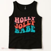 Holly Jolly Babe Tank Top thumb 2