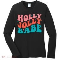 Holly Jolly Babe Women's Long Sleeve Shirt thumb 0