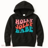 Holly Jolly Babe Kids Hoodie thumb 0