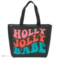 Holly Jolly Babe Tote Bag thumb 0