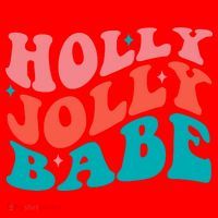 Holly Jolly Babe Santa Hat thumb 1