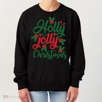 Holly Jolly Babe Festive Christmas Cheer Women's Sweatshirt thumb 0