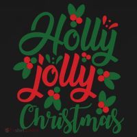 Holly Jolly Babe Festive Christmas Cheer Coaster thumb 2