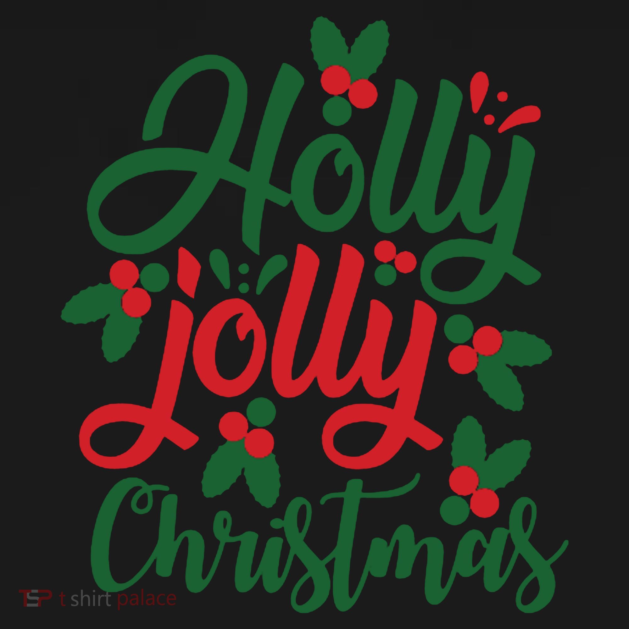 Holly Jolly Babe Festive Christmas Cheer Toddler Hoodie