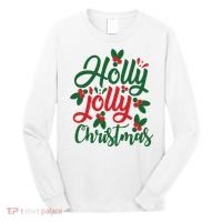 Holly Jolly Babe Festive Christmas Cheer Long Sleeve Shirt thumb 0