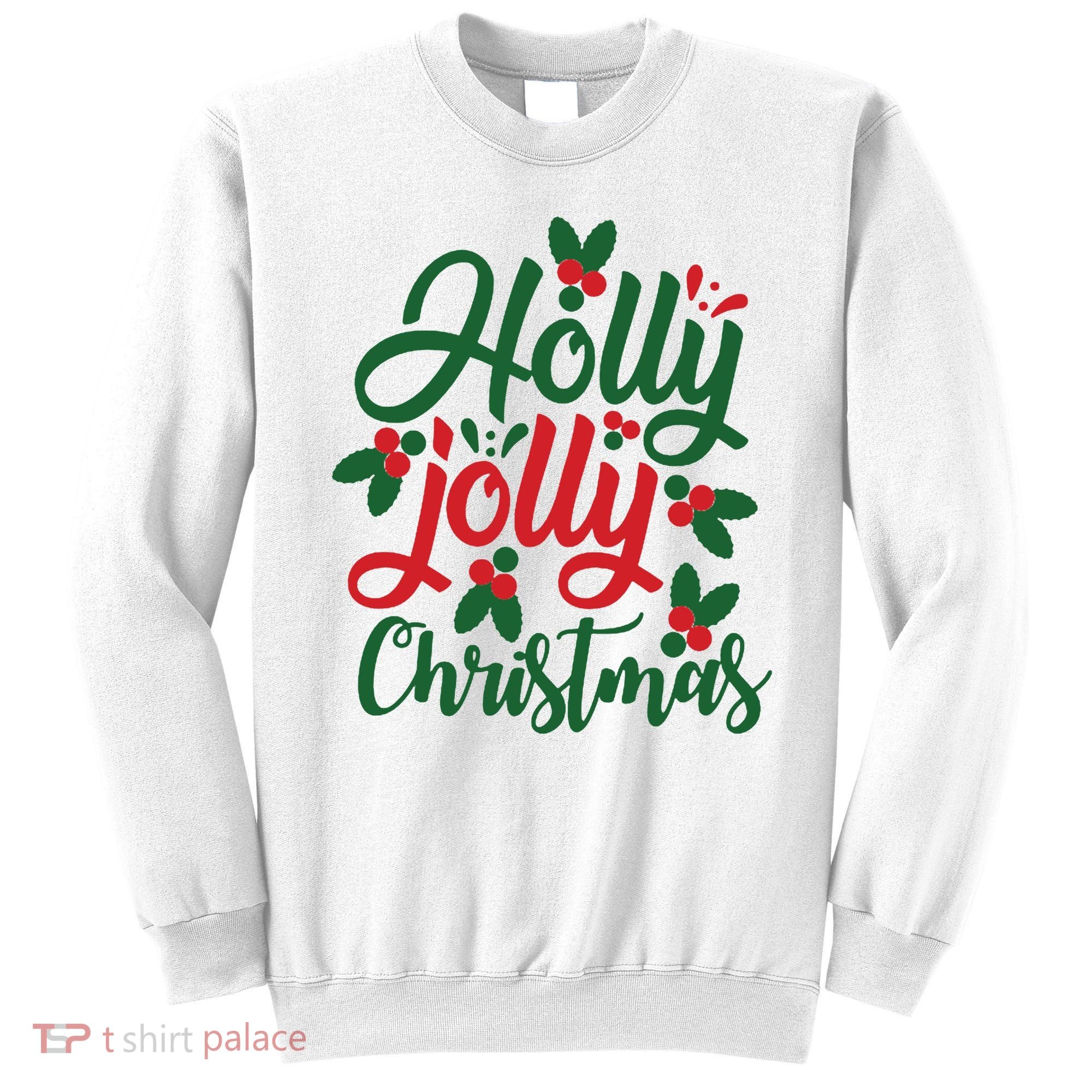 Holly Jolly Babe Festive Christmas Cheer Sweatshirt