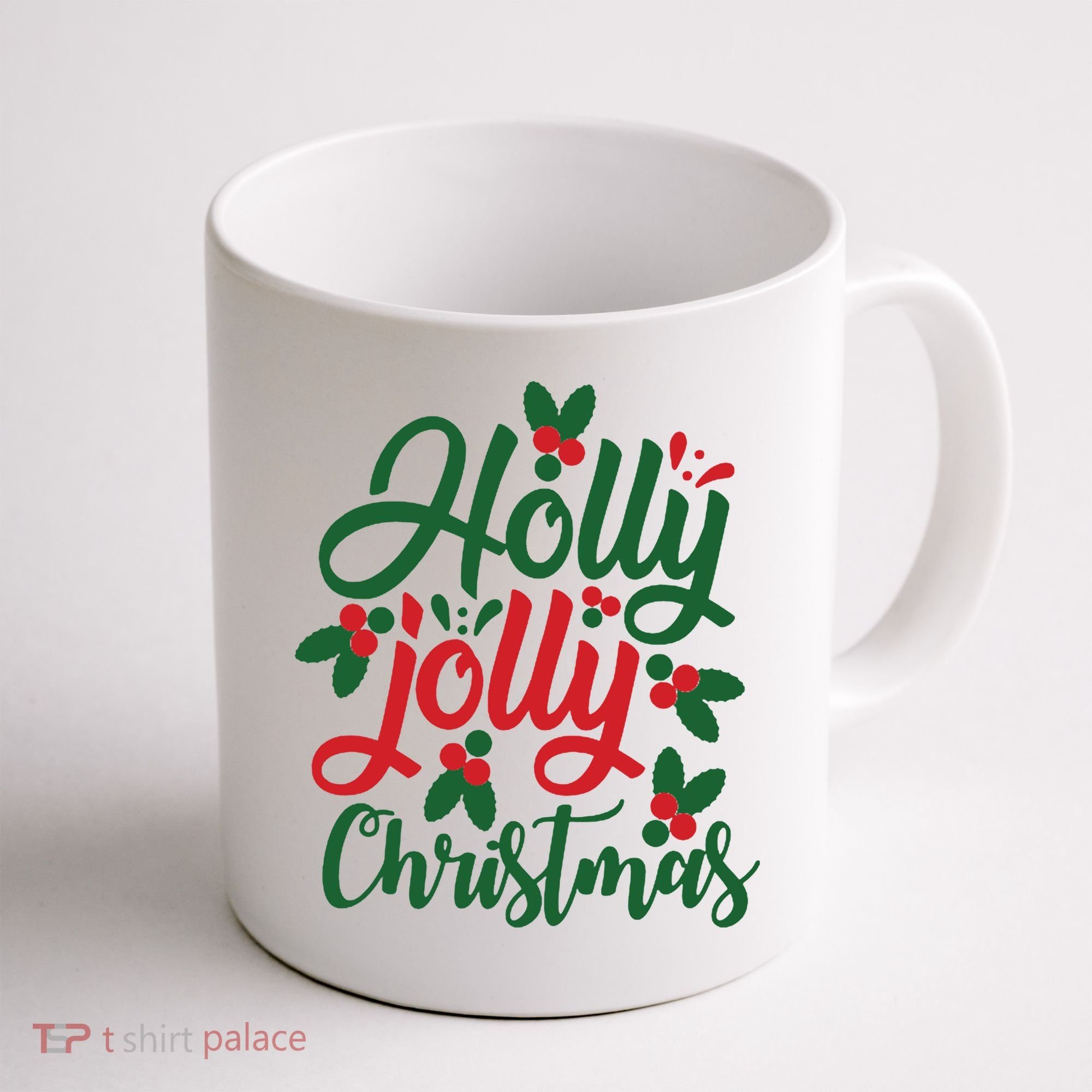 Holly Jolly Babe Festive Christmas Cheer Coffee Mug