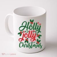 Holly Jolly Babe Festive Christmas Cheer Coffee Mug thumb 0