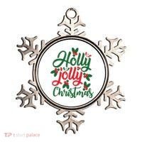 Holly Jolly Babe Festive Christmas Cheer Ornament thumb 0