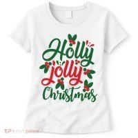 Holly Jolly Babe Festive Christmas Cheer Women's T-Shirt thumb 0