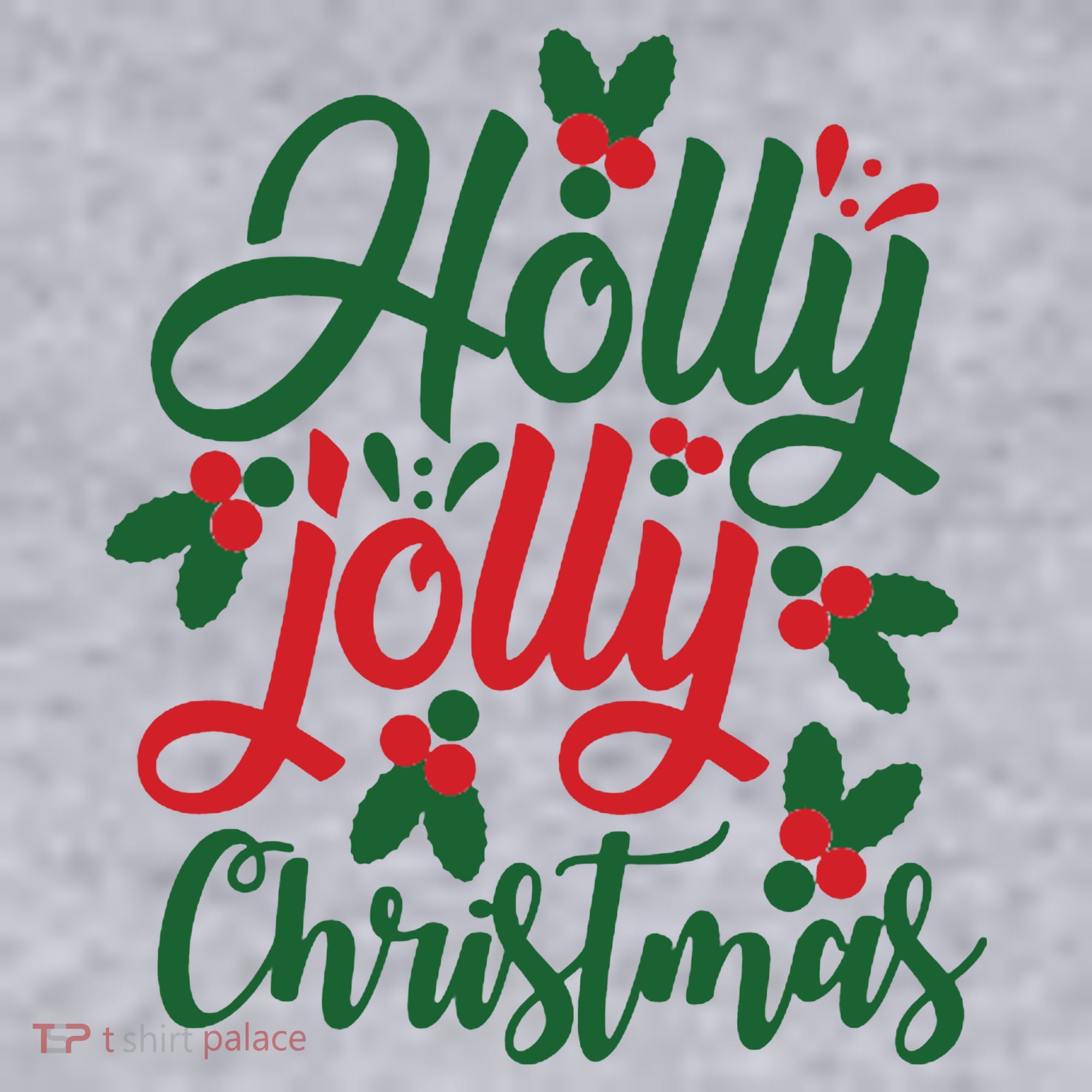 Holly Jolly Christmas Festive Gift Women's Sweatshirt
