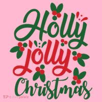 Holly Jolly Christmas Festive Gift Coaster thumb 2