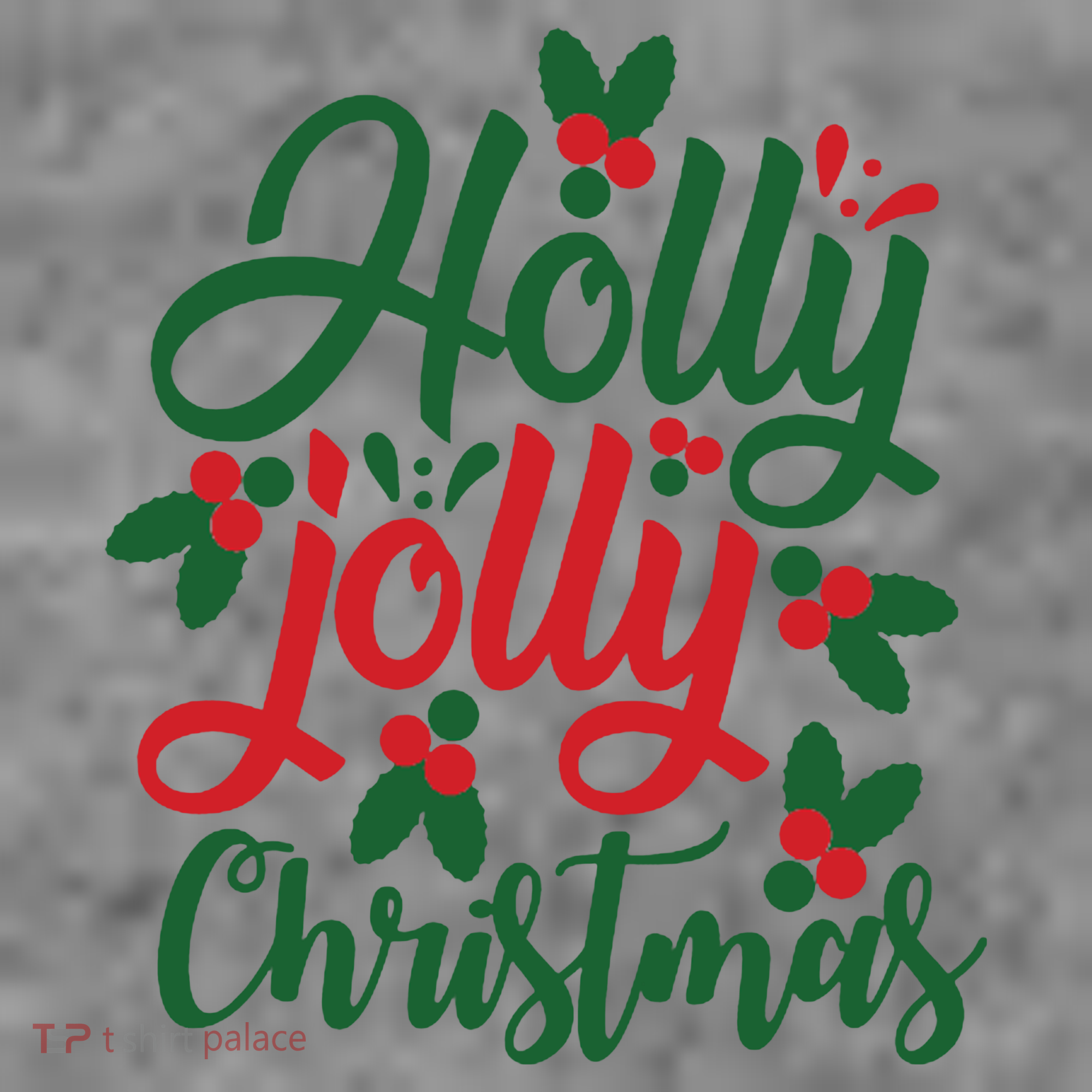 Holly Jolly Christmas Festive Gift Toddler Hoodie