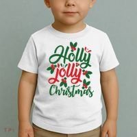 Holly Jolly Christmas Festive Gift Toddler T-Shirt thumb 2