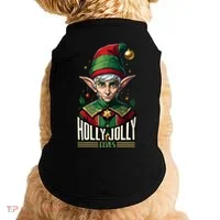 Holly Jolly Elves Doggie Tank thumb 0