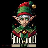 Holly Jolly Elves Bucket Hat thumb 4