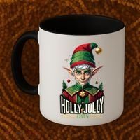 Holly Jolly Elves Coffee Mug thumb 2