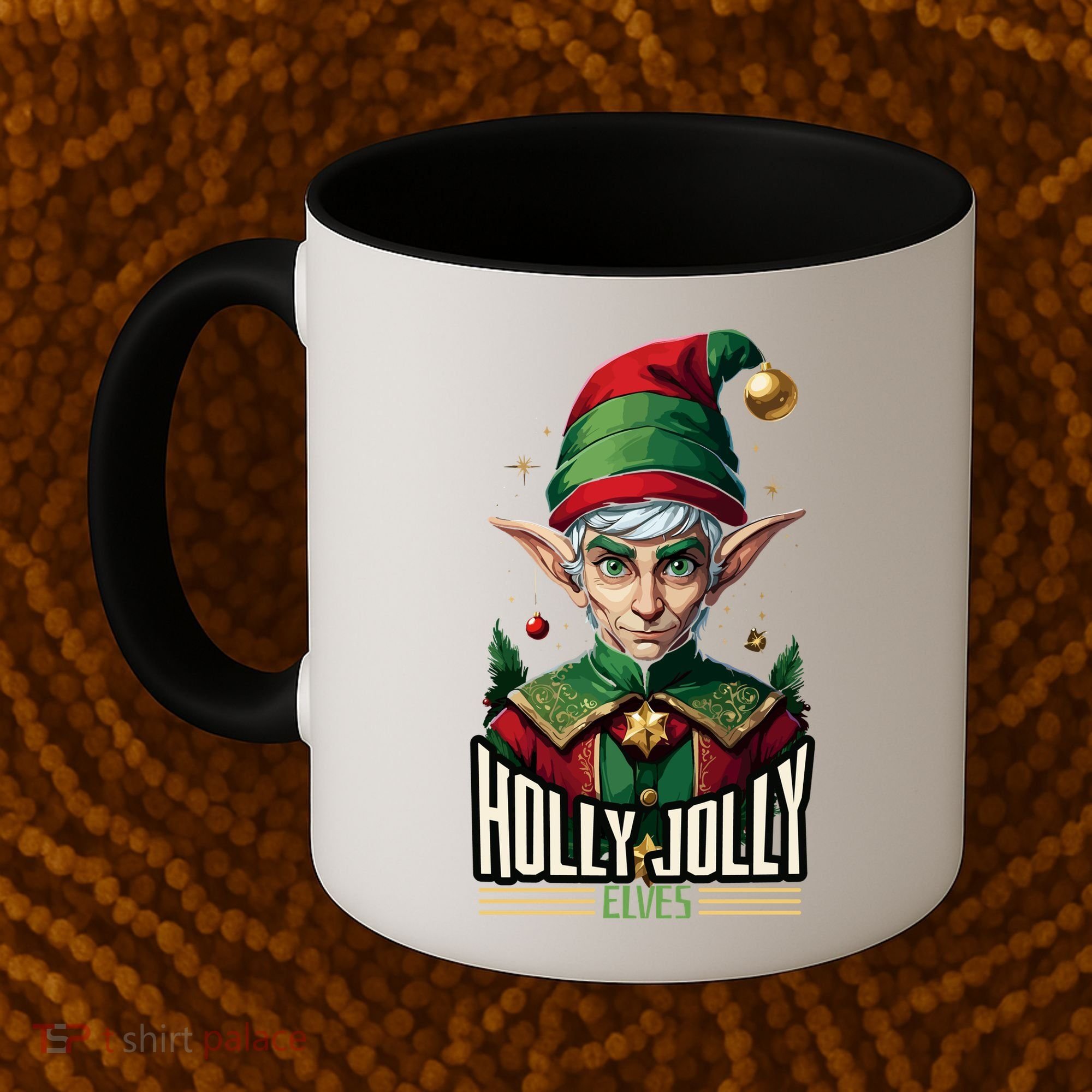 Holly Jolly Elves Coffee Mug