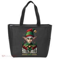 Holly Jolly Elves Tote Bag thumb 0