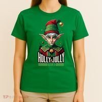 Holly Jolly Elves T-Shirt thumb 4