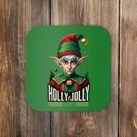 Holly Jolly Elves Coaster thumb 0