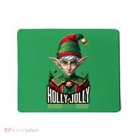 Holly Jolly Elves Mousepad thumb 0