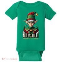 Holly Jolly Elves Baby Bodysuit thumb 0