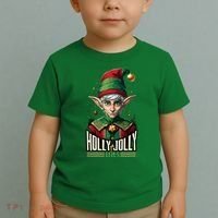 Holly Jolly Elves Toddler T-Shirt thumb 2