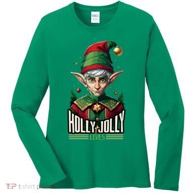 Holly Jolly Elves Women's Long Sleeve Shirt