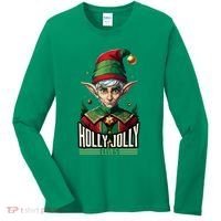 Holly Jolly Elves Women's Long Sleeve Shirt thumb 0