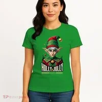 Holly Jolly Elves Women's T-Shirt thumb 4
