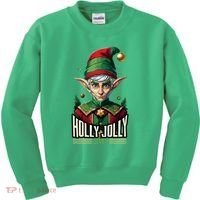 Holly Jolly Elves Kids Sweatshirt thumb 0