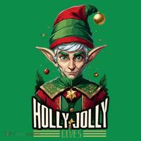 Holly Jolly Elves Kids Long Sleeve Shirt thumb 2