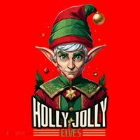 Holly Jolly Elves Santa Hat thumb 1