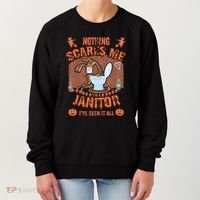 HALLOWEEN JANITORSJANITOR FUNNY HALLOWEEN SAYINGS Women's Sweatshirt thumb 0