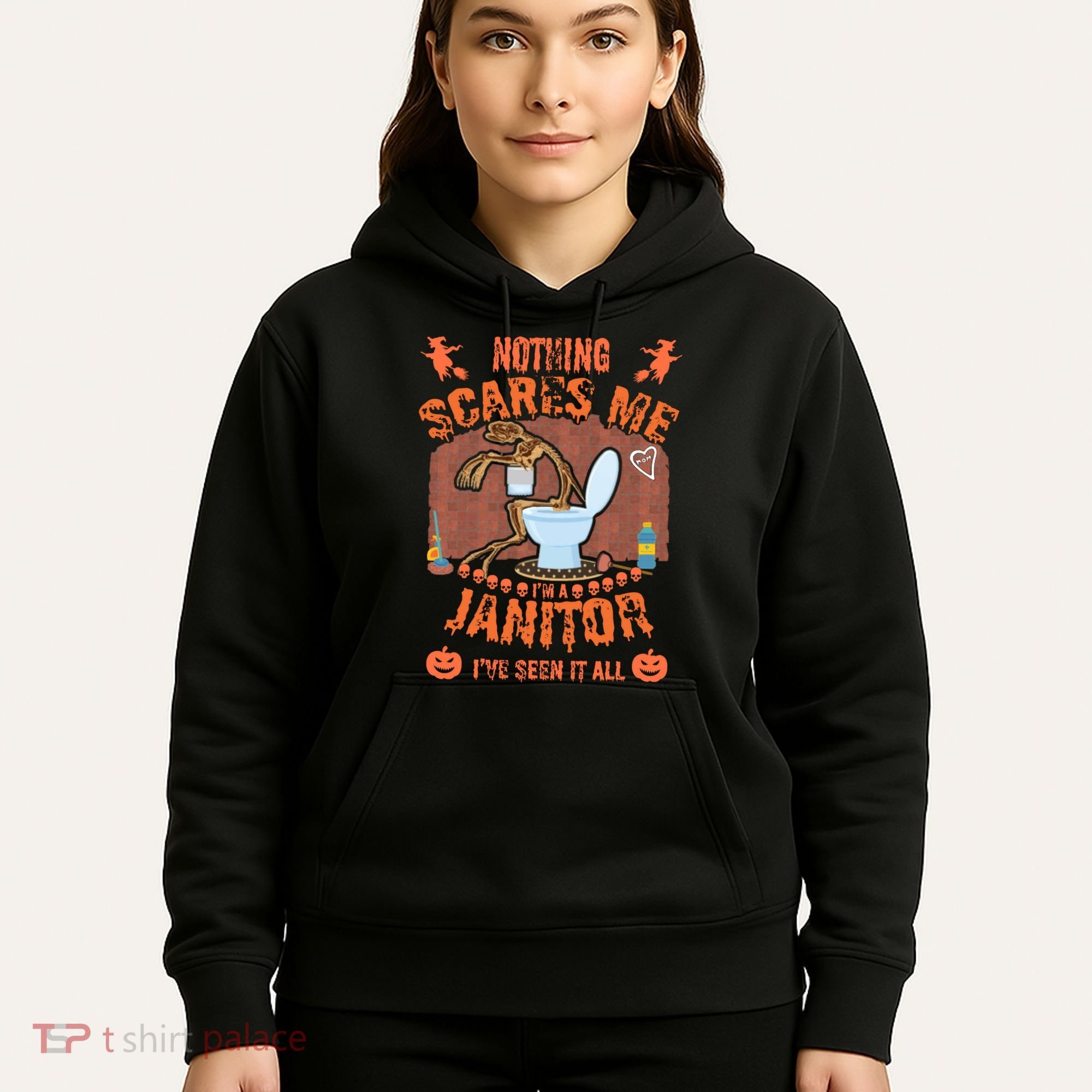 HALLOWEEN JANITORSJANITOR FUNNY HALLOWEEN SAYINGS Hoodie