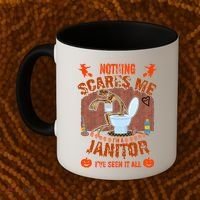 HALLOWEEN JANITORSJANITOR FUNNY HALLOWEEN SAYINGS Coffee Mug thumb 2