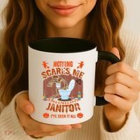 HALLOWEEN JANITORSJANITOR FUNNY HALLOWEEN SAYINGS Coffee Mug thumb 3