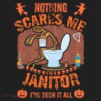 HALLOWEEN JANITORSJANITOR FUNNY HALLOWEEN SAYINGS Beanie thumb 2