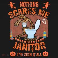 HALLOWEEN JANITORSJANITOR FUNNY HALLOWEEN SAYINGS Women's Hoodie thumb 2