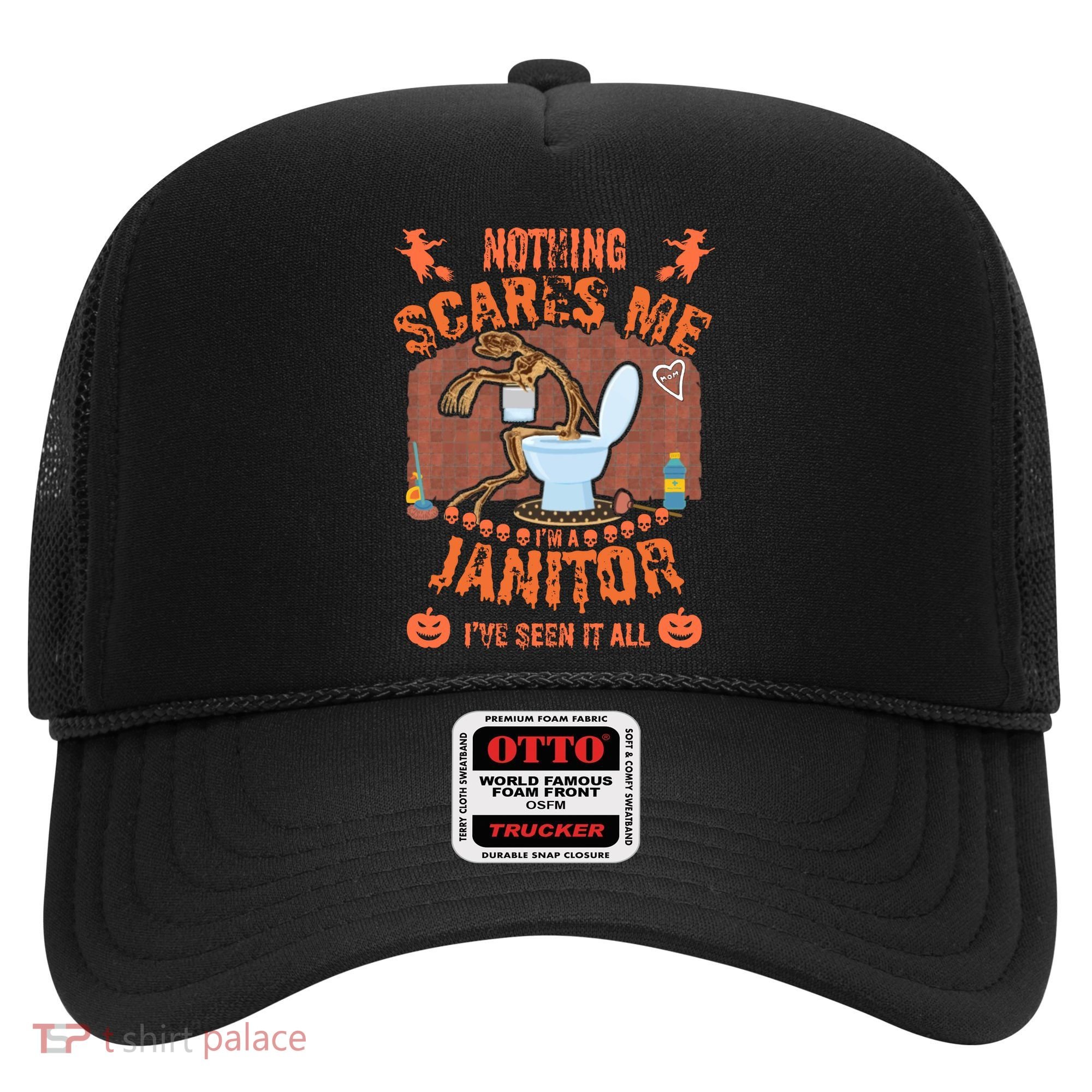 HALLOWEEN JANITORSJANITOR FUNNY HALLOWEEN SAYINGS Hat