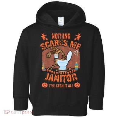 HALLOWEEN JANITORSJANITOR FUNNY HALLOWEEN SAYINGS Toddler Hoodie