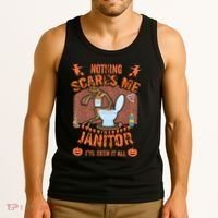 HALLOWEEN JANITORSJANITOR FUNNY HALLOWEEN SAYINGS Tank Top thumb 3