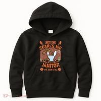HALLOWEEN JANITORSJANITOR FUNNY HALLOWEEN SAYINGS Kids Hoodie thumb 0
