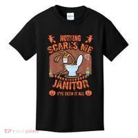 HALLOWEEN JANITORSJANITOR FUNNY HALLOWEEN SAYINGS Kids T-Shirt thumb 0