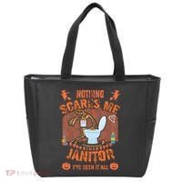 HALLOWEEN JANITORSJANITOR FUNNY HALLOWEEN SAYINGS Tote Bag thumb 0