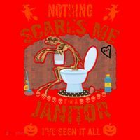 HALLOWEEN JANITORSJANITOR FUNNY HALLOWEEN SAYINGS Santa Hat thumb 1