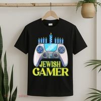 Hanukkah Jewish Gamer Video Game Christmas Xmas Boys T-Shirt thumb 2