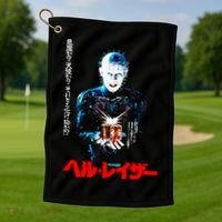Hellraiser Japanese Golf Towel thumb 1
