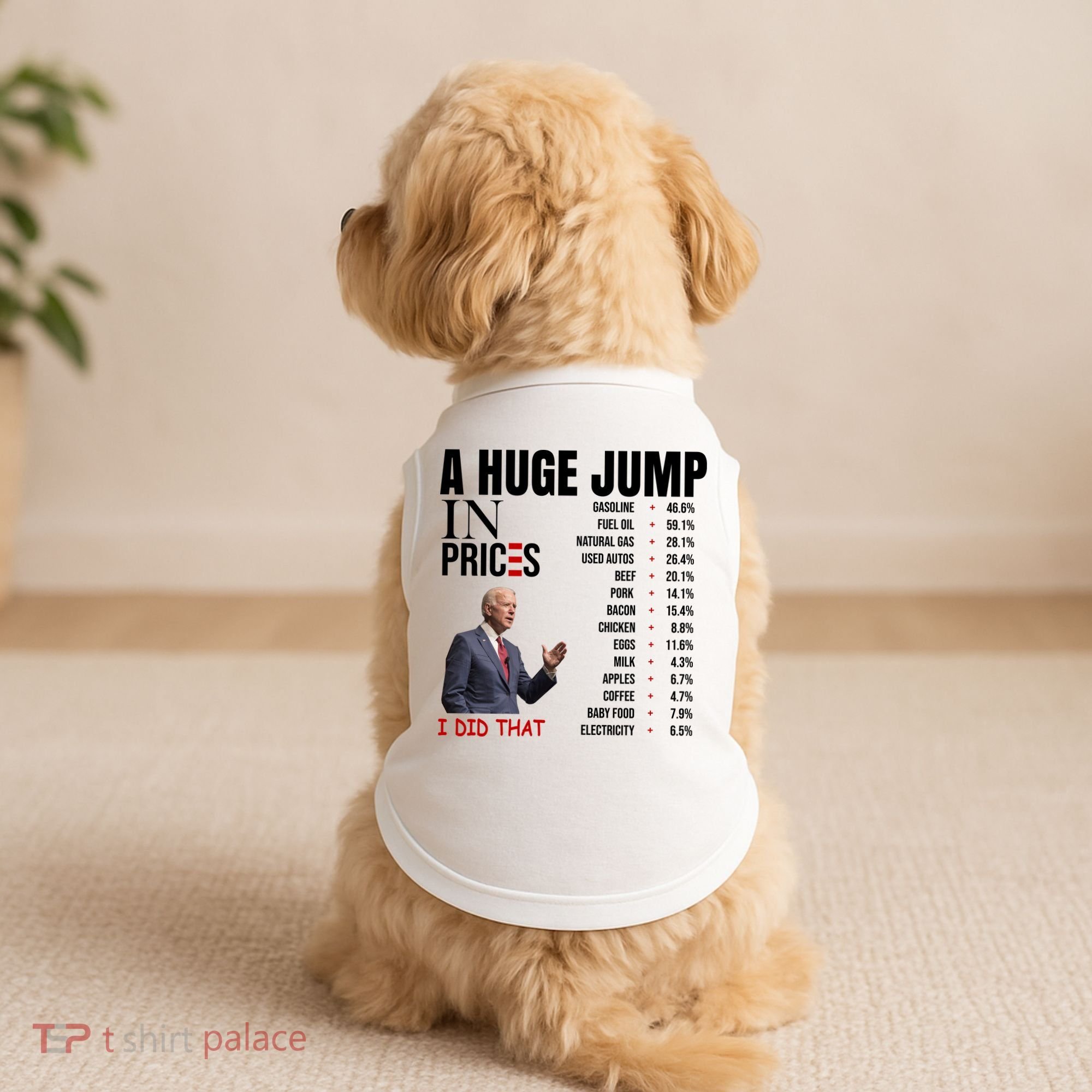 Huge Jump In Prices Joe Biden I Did That Doggie Tank